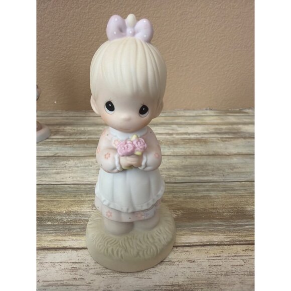 Precious Moments Figurine Lot of 6 Enesco 1987–2003 Mother Daughter Friends - Picture 8 of 16